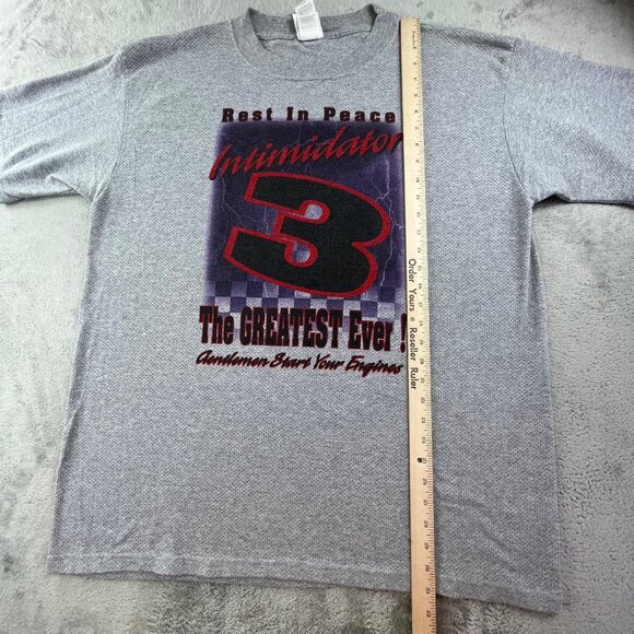 Dale Earnhardt Tribute Shirt Men's XL Gray Iron Knights Athletic RIP GOAT Nascar - Picture 6 of 8